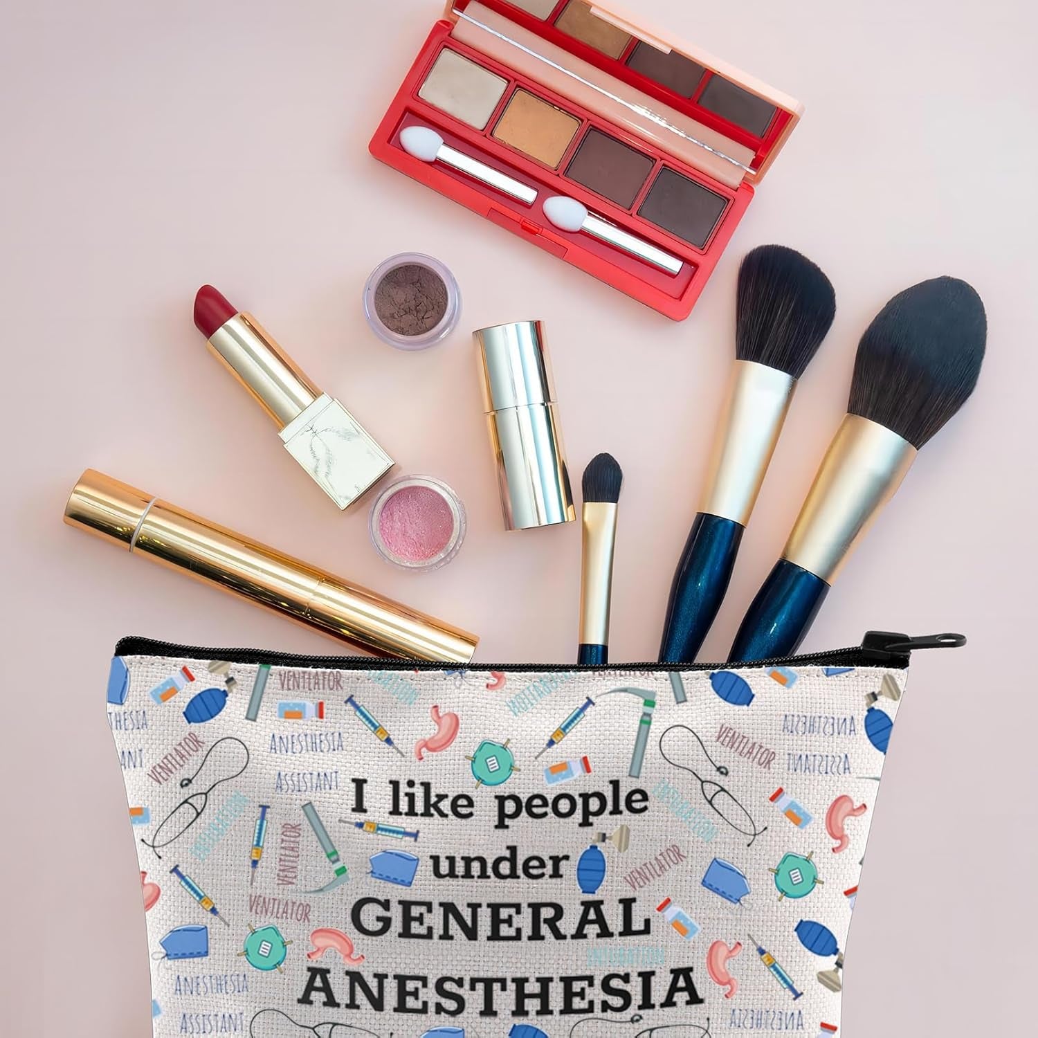 Anesthesiologist Gift Thank You Gift I like People under General Anesthesia Bag for Doctor (General Anesthesia CA)