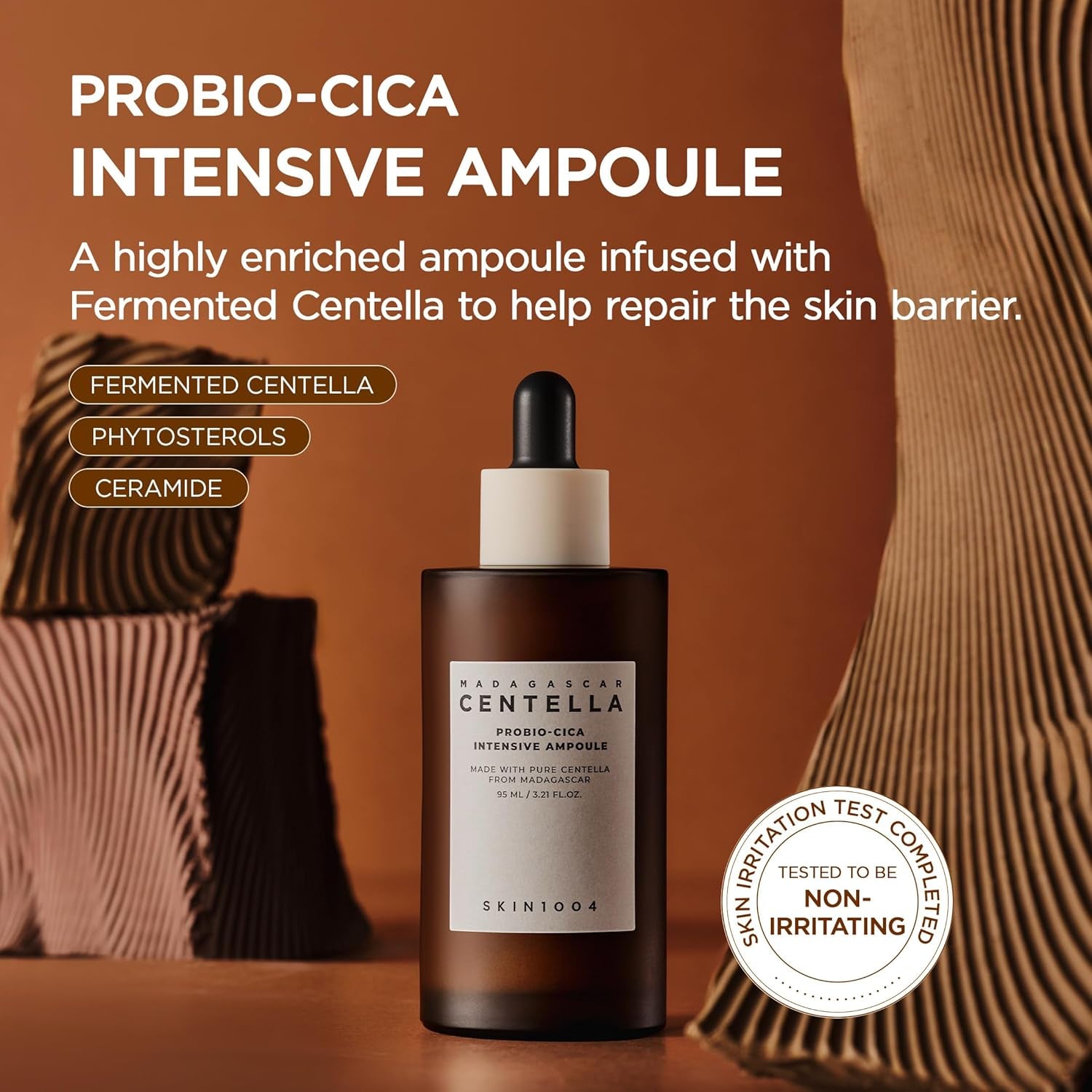 Madagascar Centella Probio-Cica Intensive Ampoule 50Ml, 1.69 Fl.Oz | Cenrella Ample for Strenthening the Skin Barrier | Vegan | All Skin Types | Dry Skin | Korean Skincare
