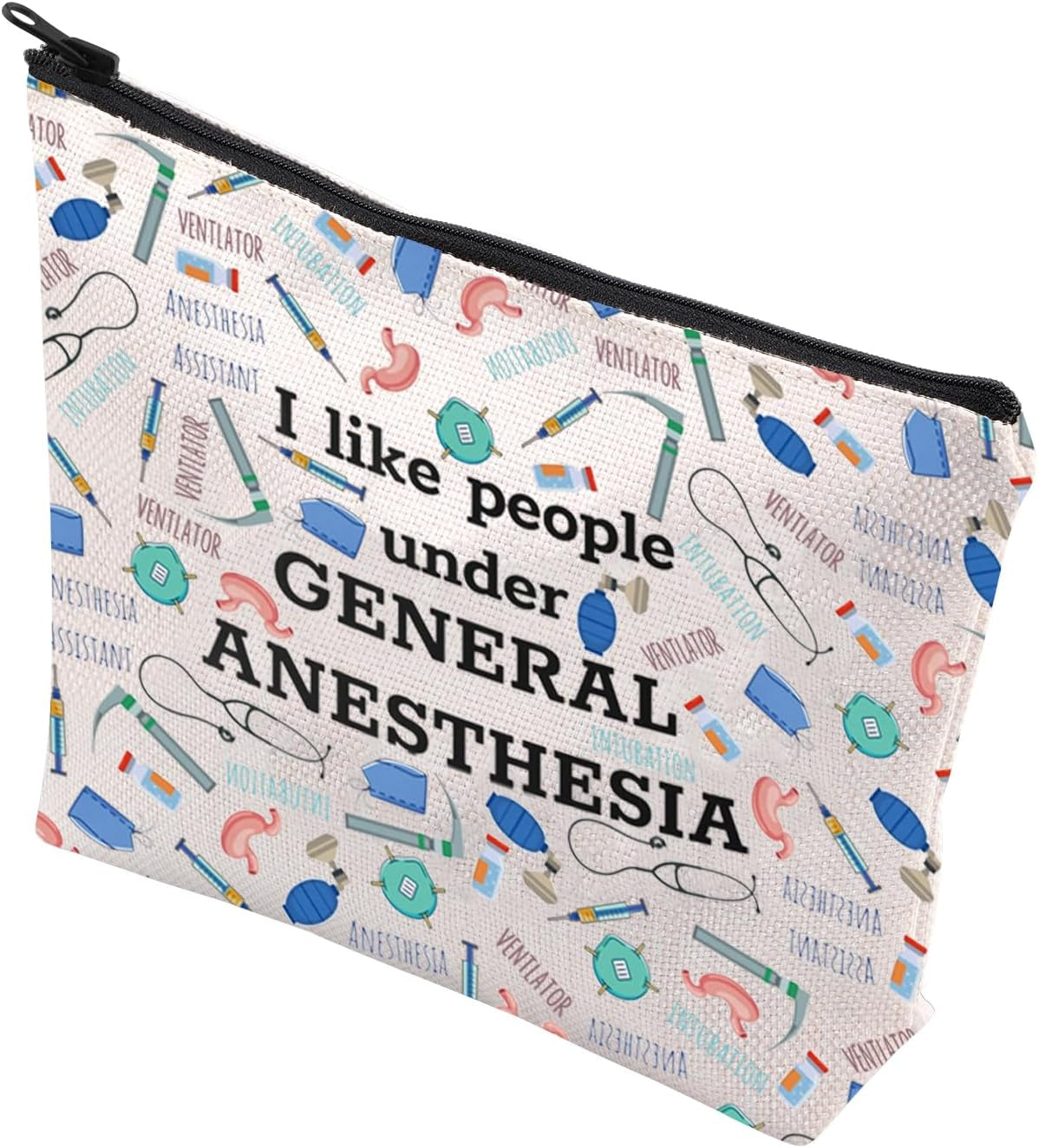 Anesthesiologist Gift Thank You Gift I like People under General Anesthesia Bag for Doctor (General Anesthesia CA)