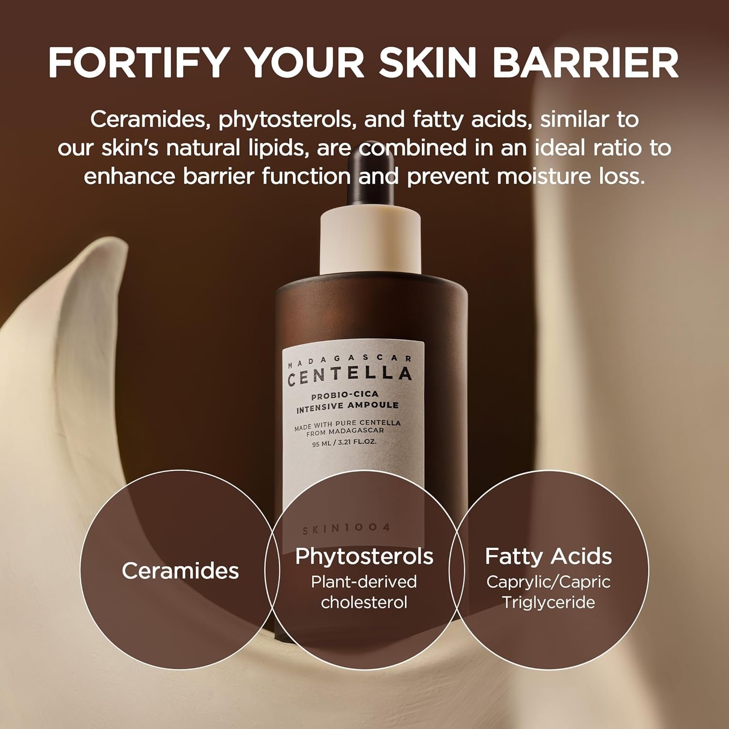 Madagascar Centella Probio-Cica Intensive Ampoule 50Ml, 1.69 Fl.Oz | Cenrella Ample for Strenthening the Skin Barrier | Vegan | All Skin Types | Dry Skin | Korean Skincare